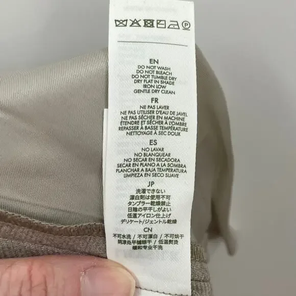 NWT Lilysilk Mottled Silk Wool A Line Skirt Pebble 16 - Picture 14 of 16